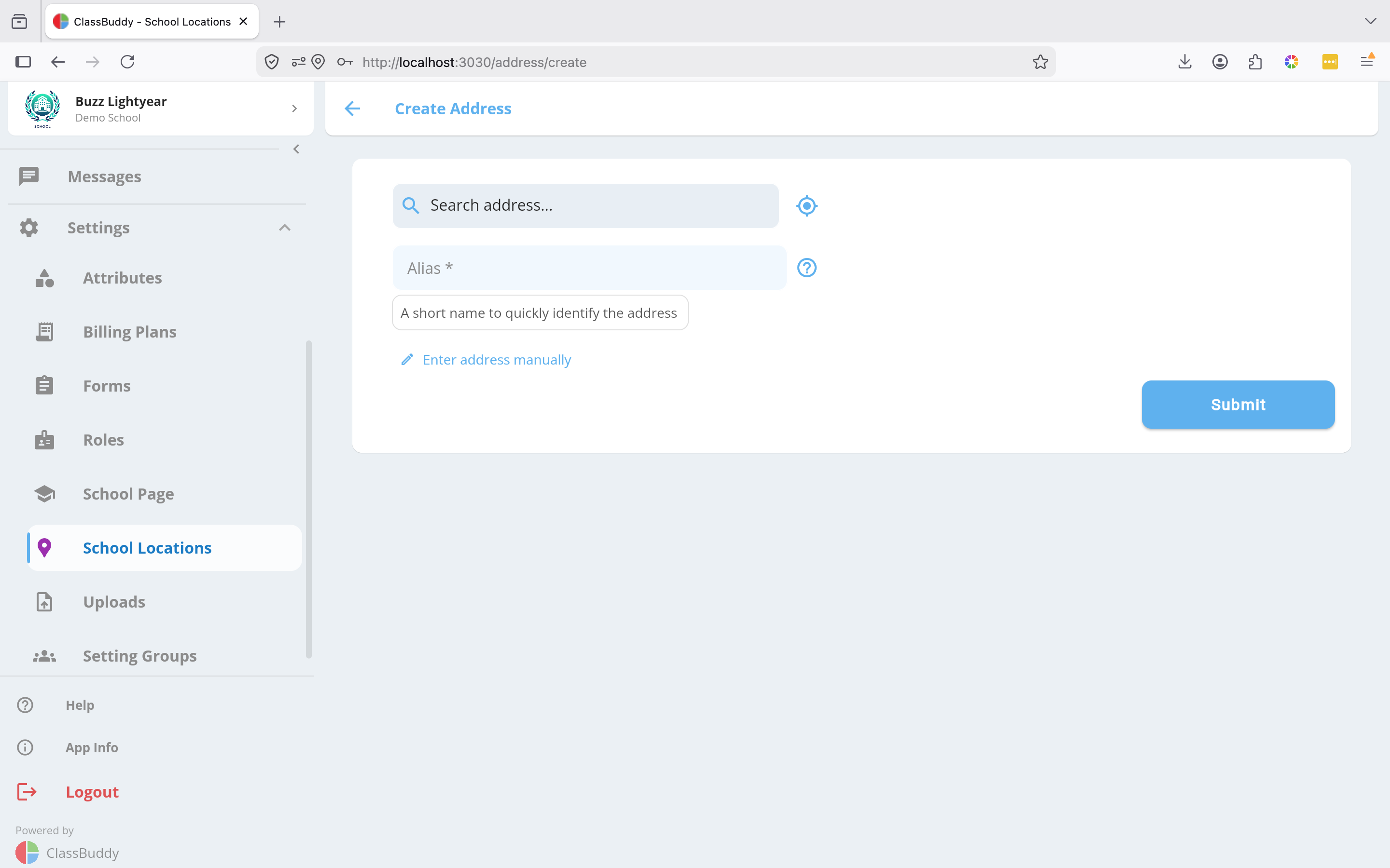 Create Address